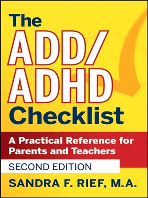 The ADD / ADHD Checklist - ebook